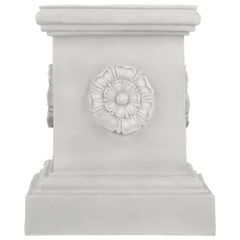 Design Toscano English Rosette Pedestal & Reviews Wayfair